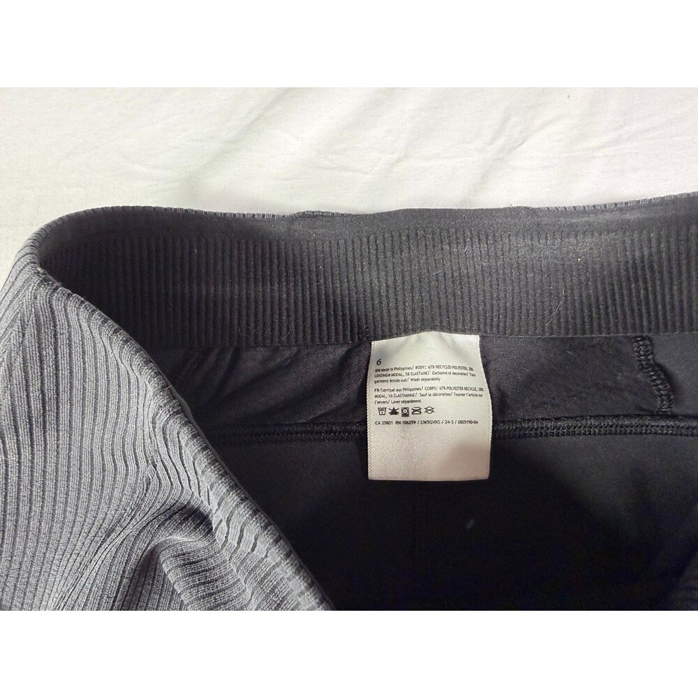 NWOT Lululemon Brushed Softstreme Ribbed Zip Flared Pant - Picture 2 of 6